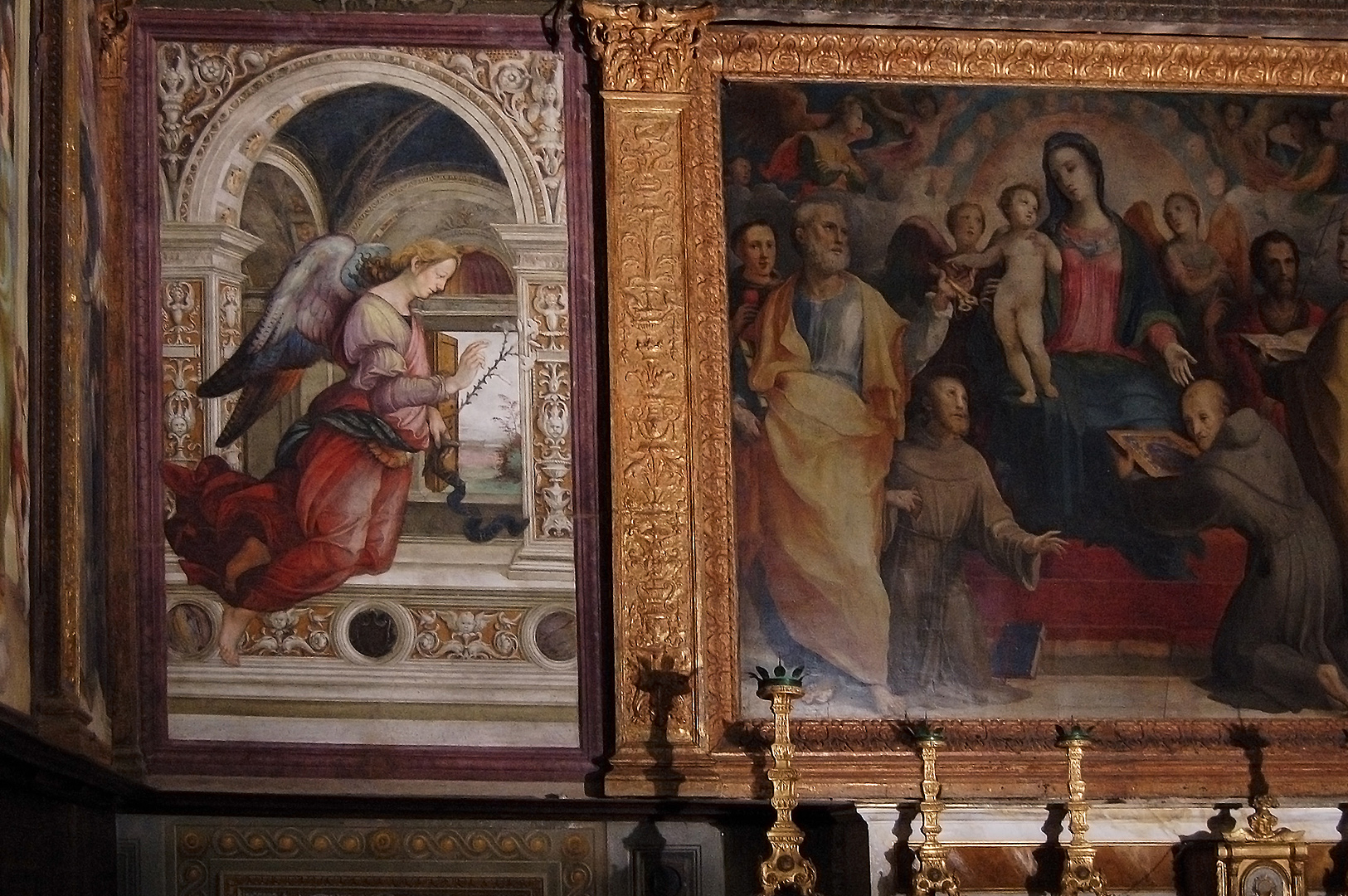 Oratorium van San Bernardino, Siena,Itali, Oratory of San Bernardino, Siena, Italy