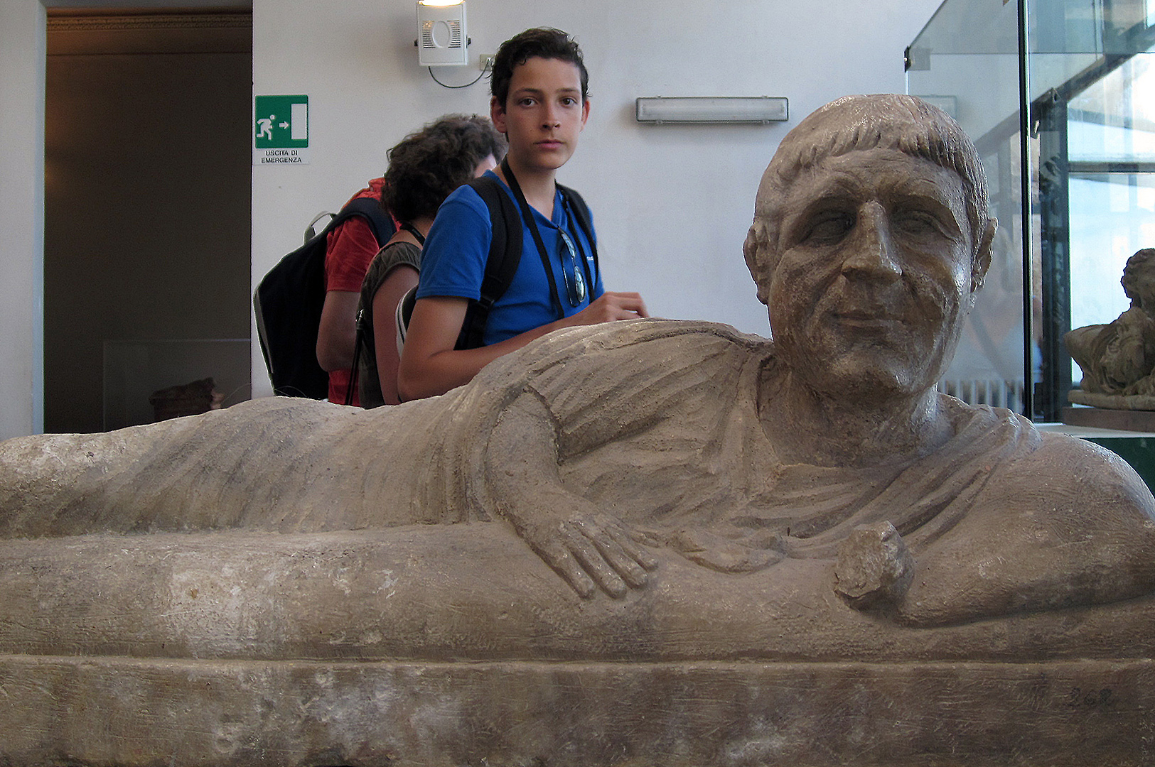 Guarnacci Museum in Volterra (Toscane, Itali); Guarnacci Museum in Volterra (Tuscany, Italy)