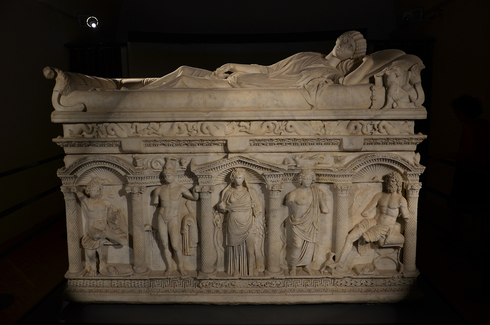 Sarcofaag van Rapolla, Melfi (Basilicata, Itali), Sarcophagus of Rapolla, Melfi (Basilicata, Italy)