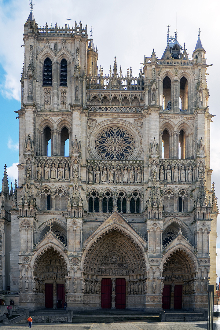 Kathedraal van Amiens (Hauts-de-France, Frankrijk), Amiens Cathedral (Hauts-de-France, France)