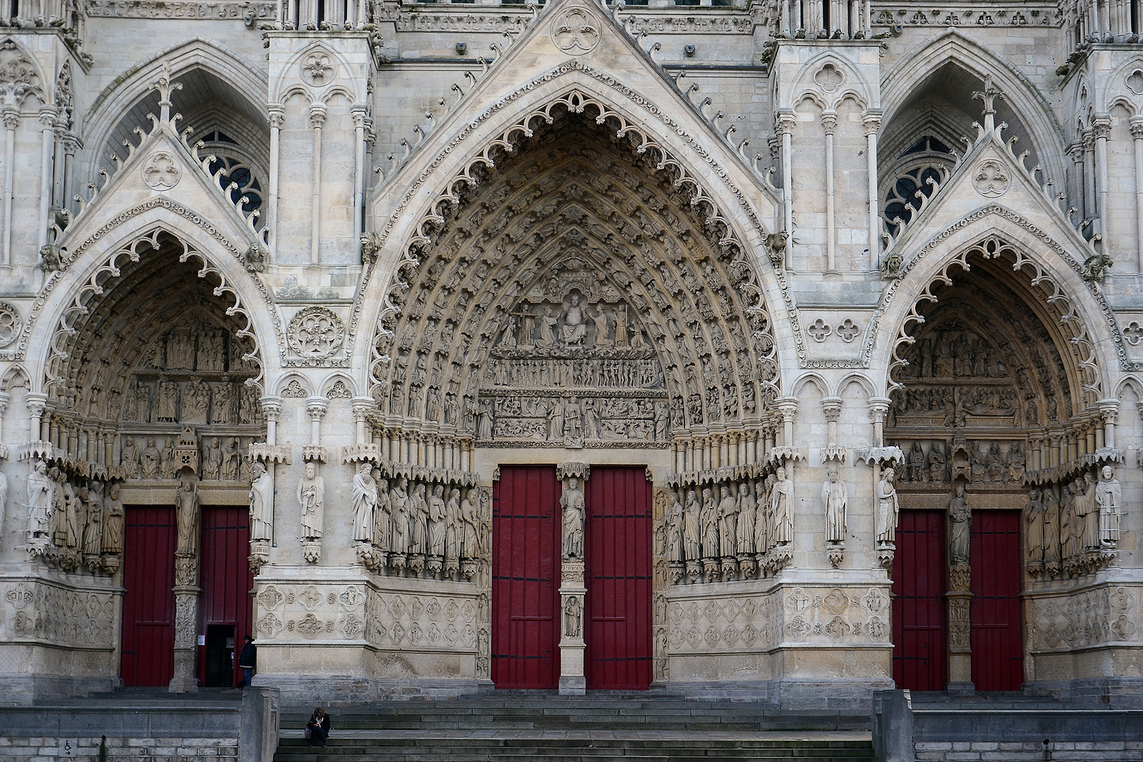 Kathedraal van Amiens (Hauts-de-France, Frankrijk), Amiens Cathedral (Hauts-de-France, France)