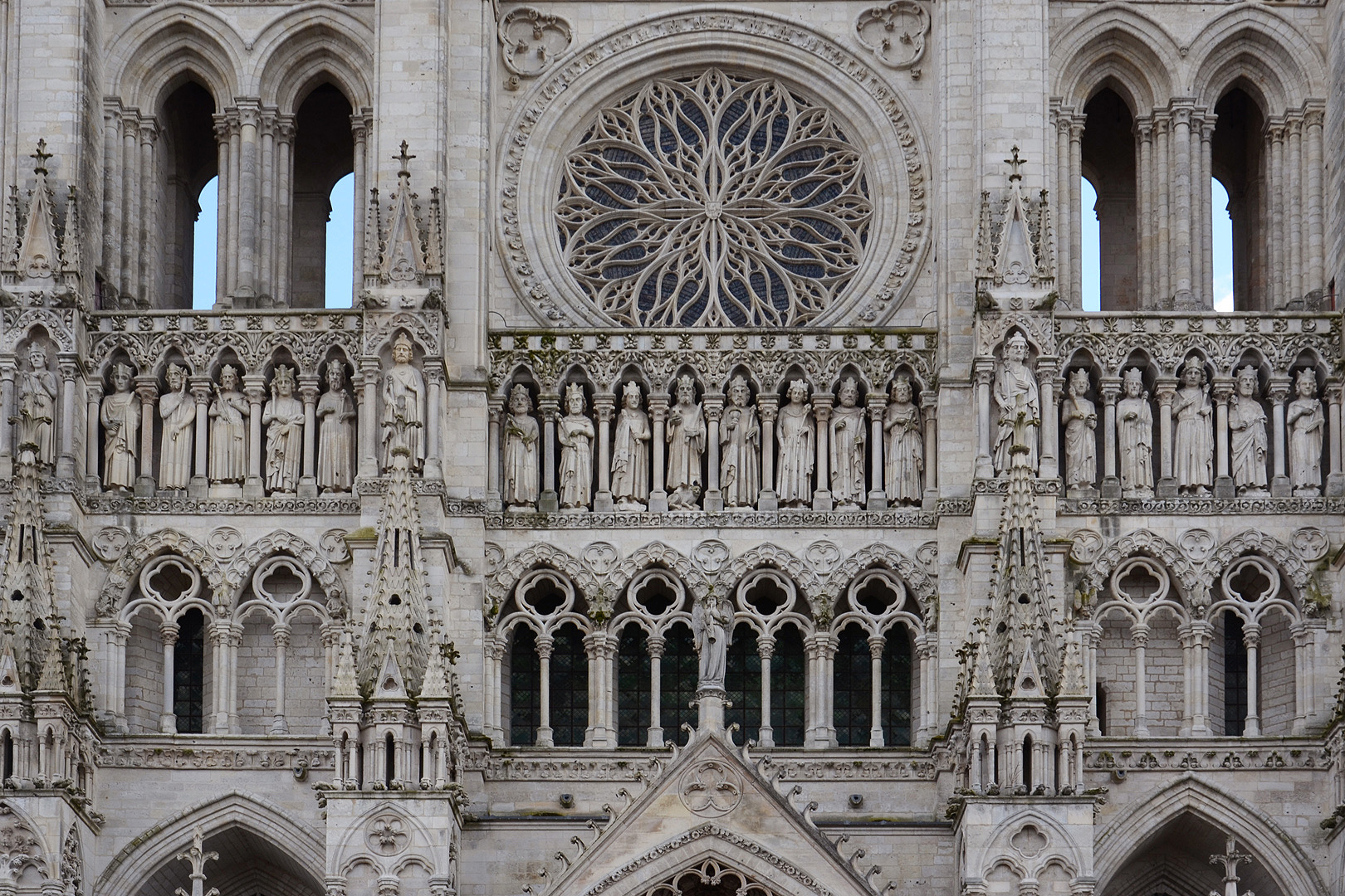 Kathedraal van Amiens (Hauts-de-France, Frankrijk); Amiens Cathedral (Hauts-de-France, France)