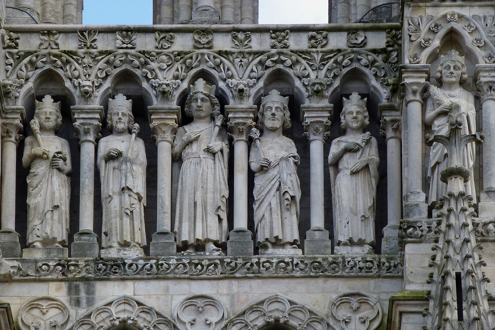 Kathedraal van Amiens (Hauts-de-France, Frankrijk); Amiens Cathedral (Hauts-de-France, France)