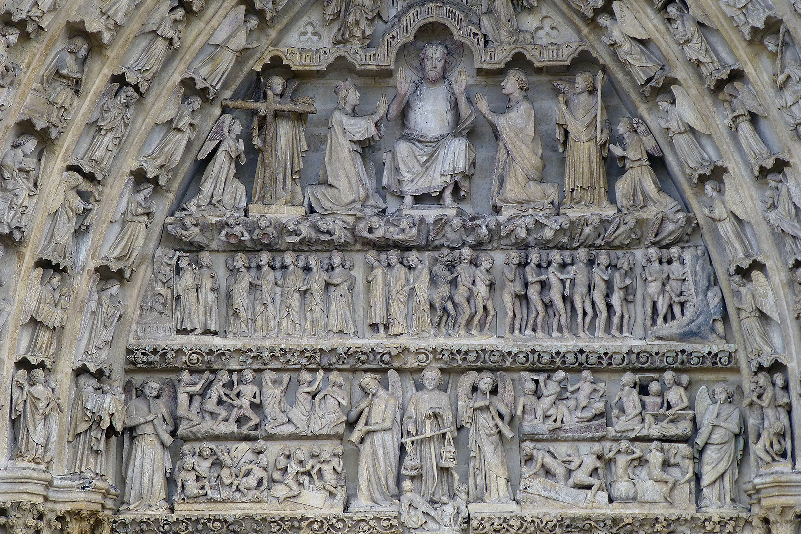 Kathedraal van Amiens (Hauts-de-France, Frankrijk), Amiens Cathedral (Hauts-de-France, France)