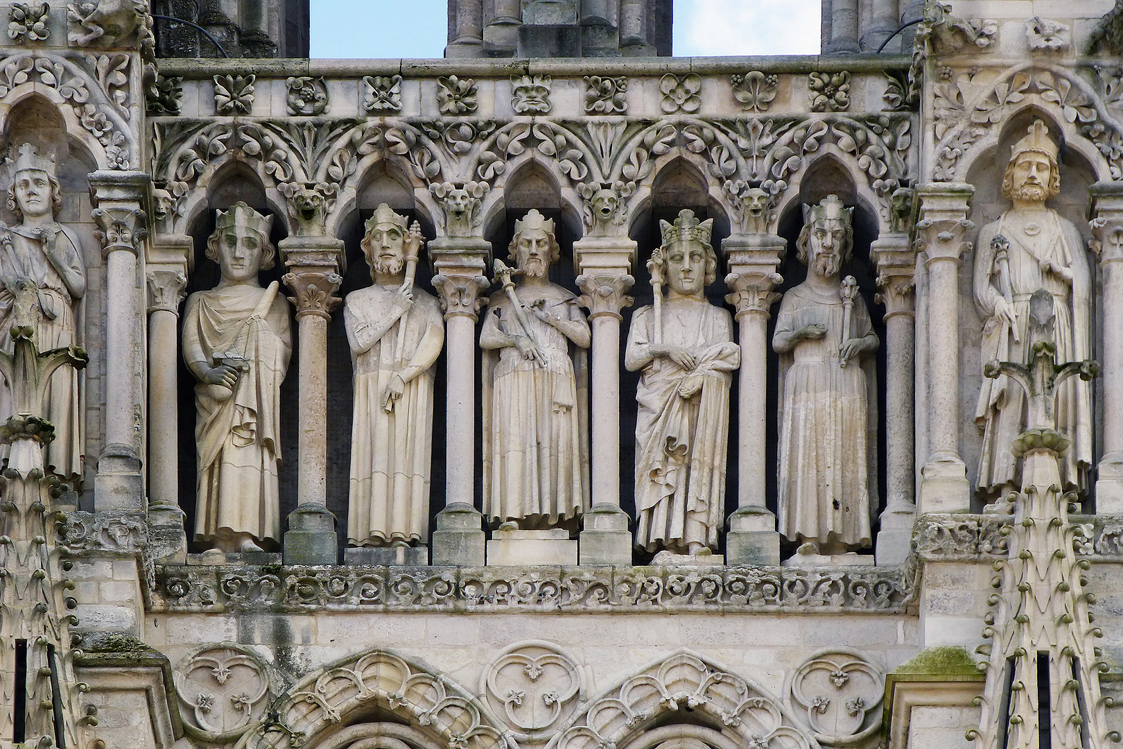 Kathedraal van Amiens (Hauts-de-France, Frankrijk), Amiens Cathedral (Hauts-de-France, France)