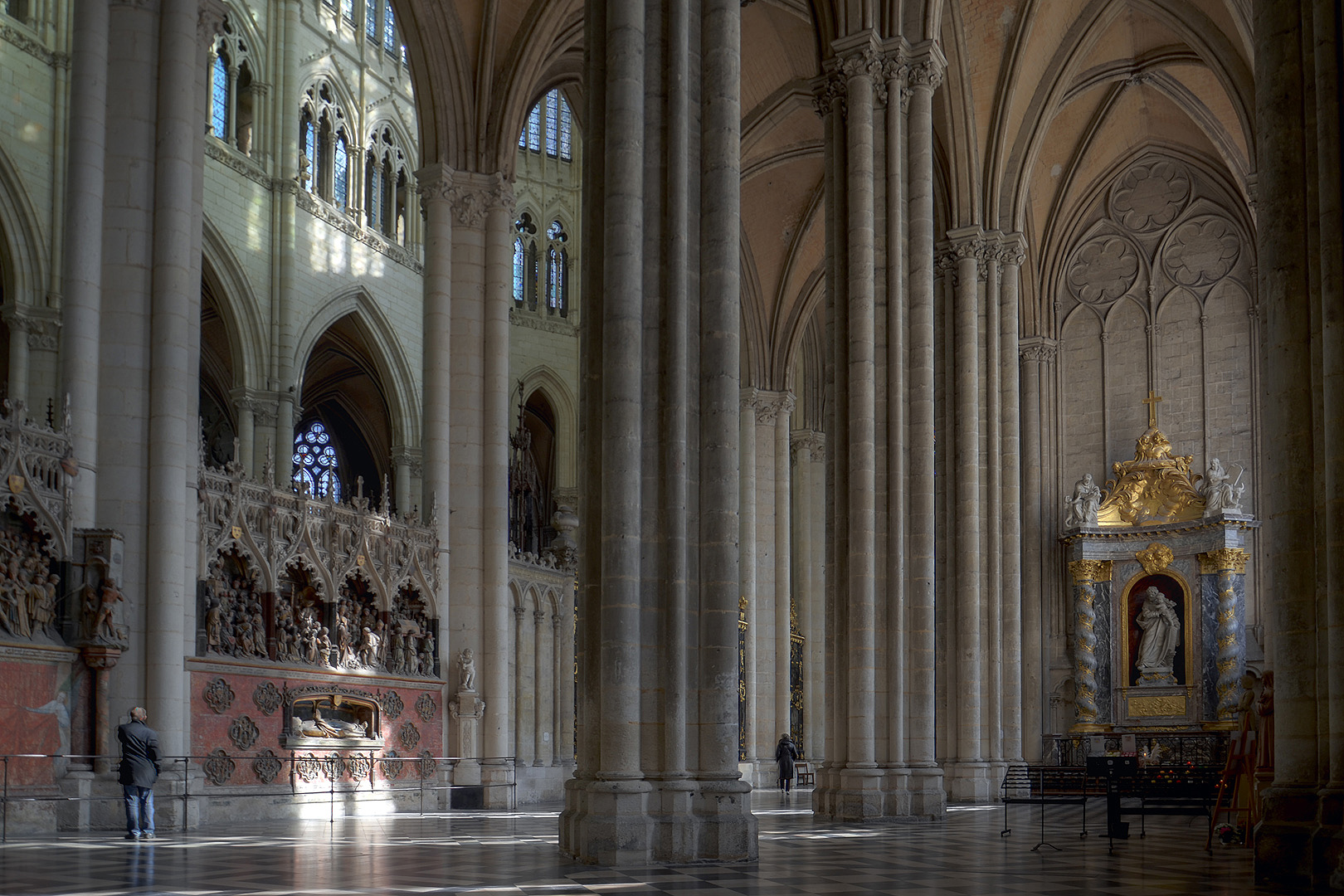 Kathedraal van Amiens (Hauts-de-France, Frankrijk), Amiens Cathedral (Hauts-de-France, France)