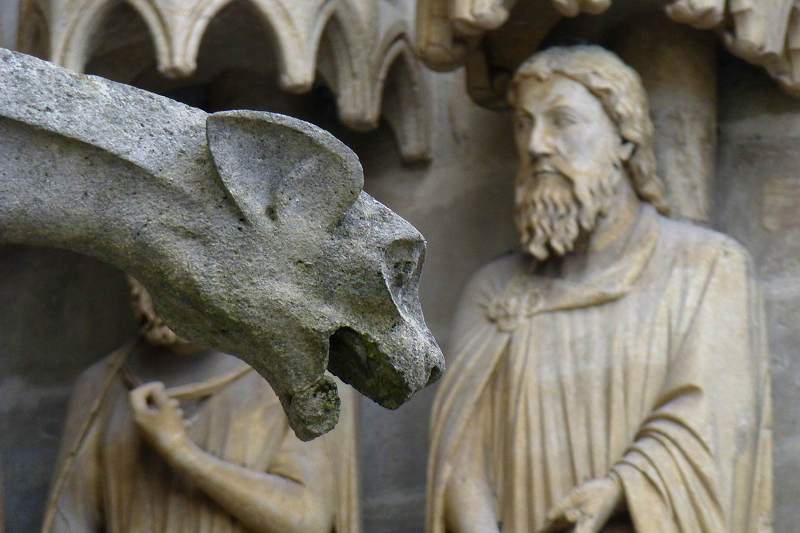 Kathedraal van Amiens (Hauts-de-France, Frankrijk), Amiens Cathedral (Hauts-de-France, France)