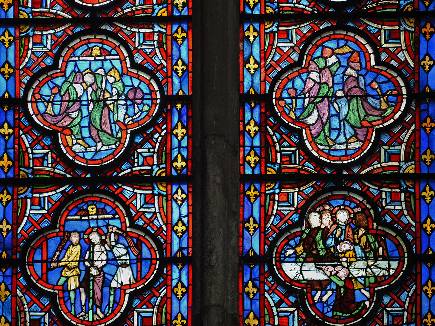 Kathedraal van Amiens (Hauts-de-France, Frankrijk); Amiens Cathedral (Hauts-de-France, France)