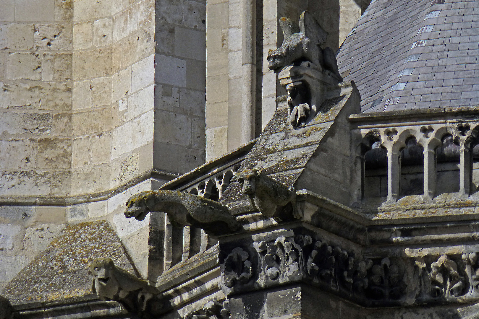 Kathedraal van Amiens (Hauts-de-France, Frankrijk), Amiens Cathedral (Hauts-de-France, France)