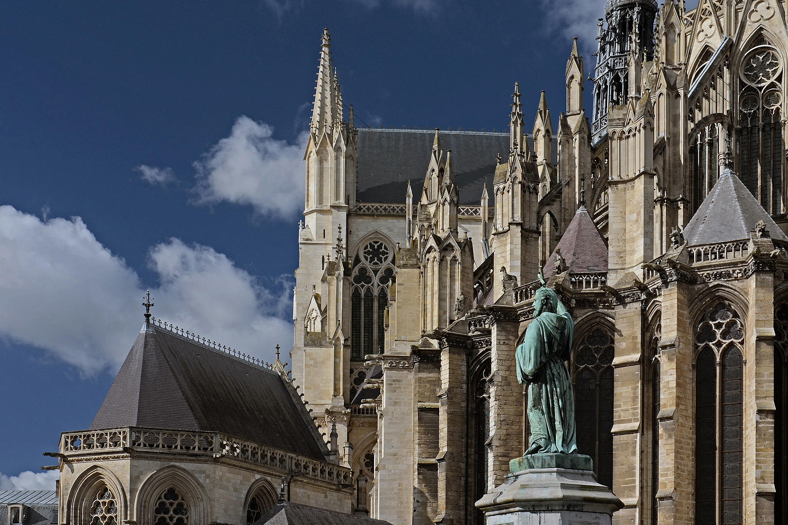 Kathedraal van Amiens (Hauts-de-France, Frankrijk); Amiens Cathedral (Hauts-de-France, France)