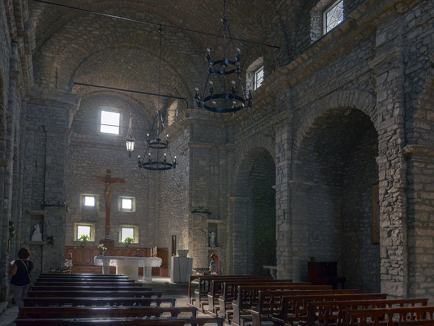 Oude Kerk van Gorfigliano, Toscane, Itali, Old Church of Gorfigliano, Tuscany, Italy