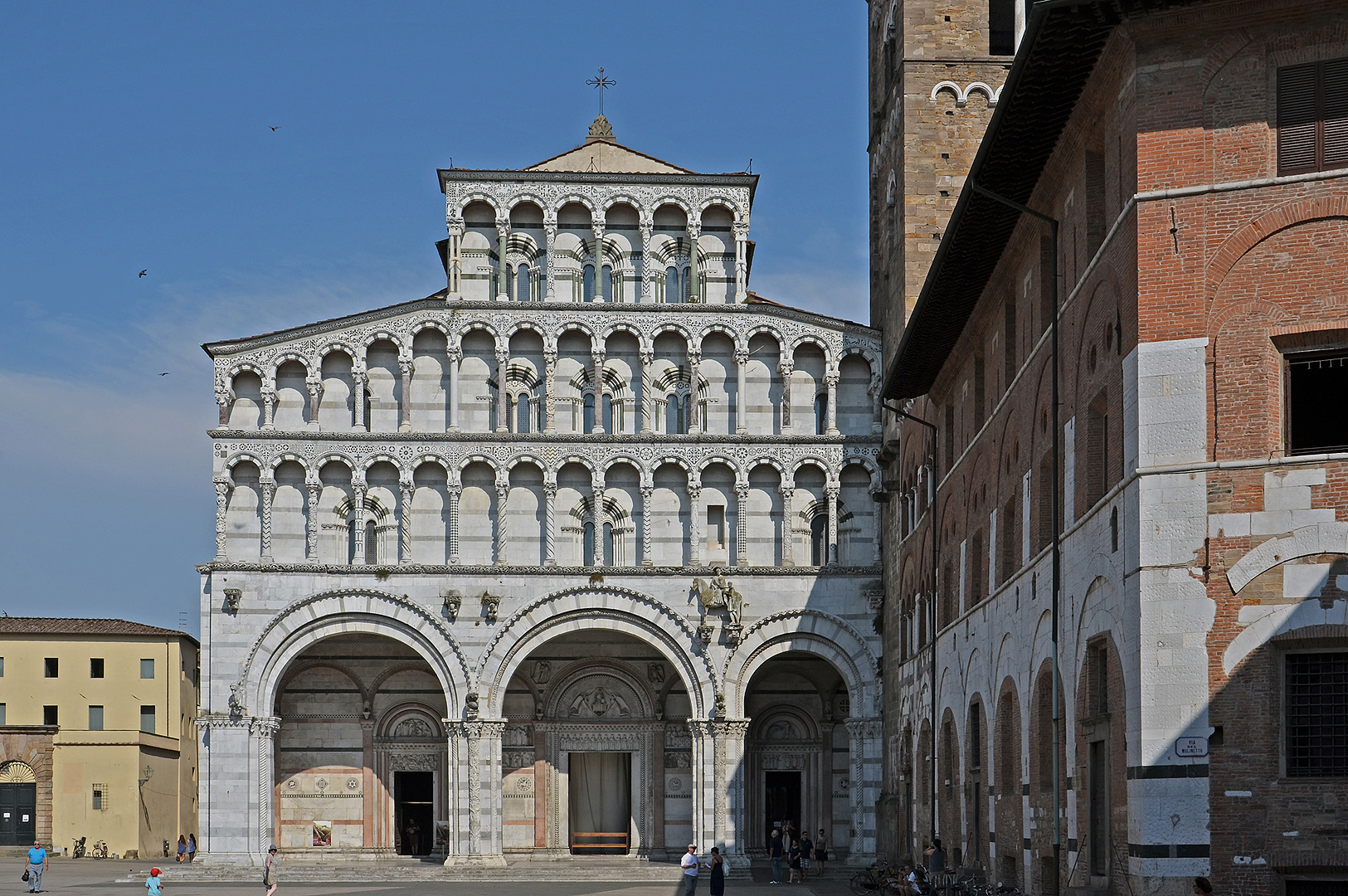 Kathedraal van Lucca, Toscane, Italië; Lucca Cathedral, Lucca, Tuscany, Italy