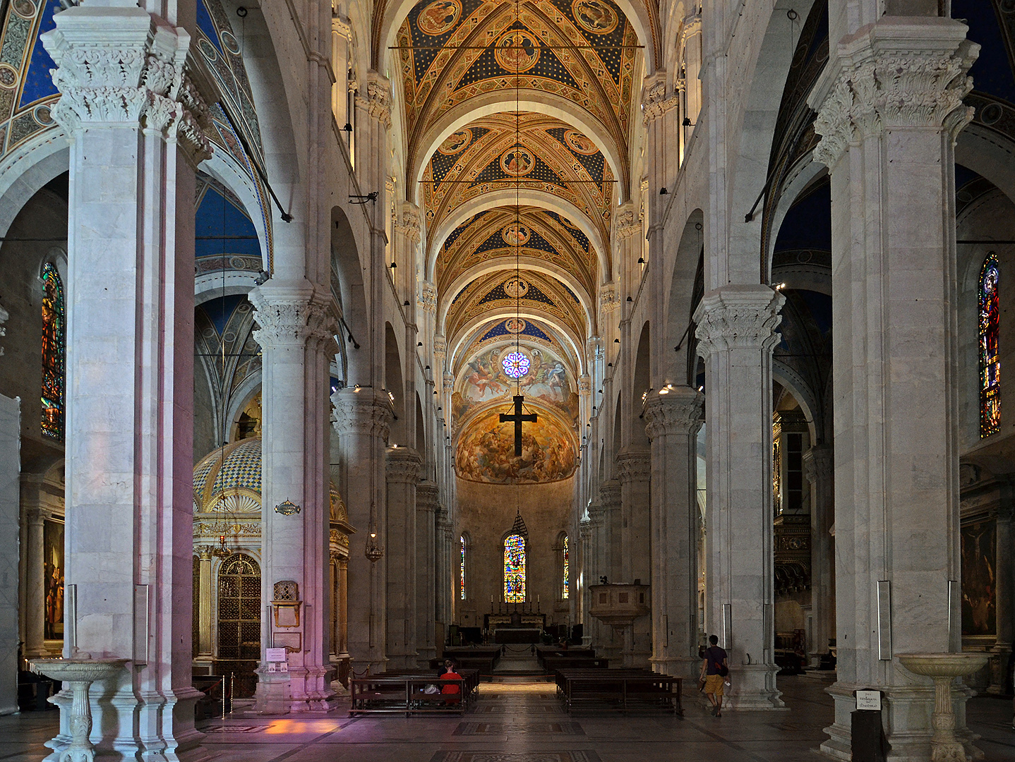 Kathedraal van Lucca, Toscane, Itali; Lucca Cathedral, Lucca, Tuscany, Italy