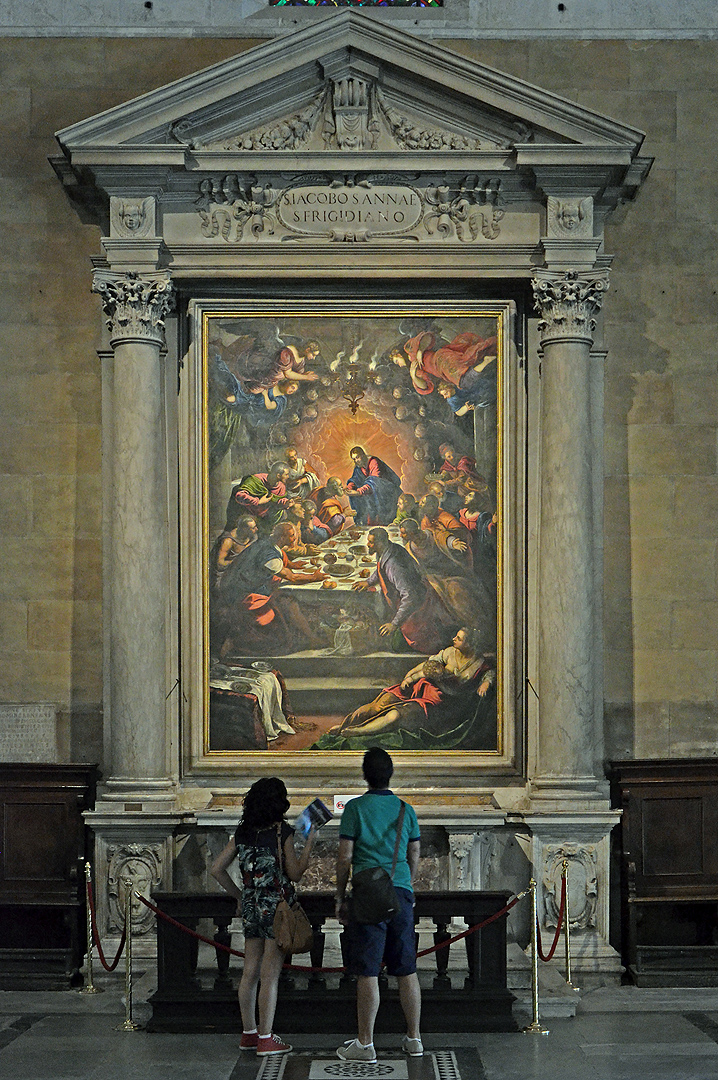 Tintoretto, Laatste Avondmaal, Dom van Lucca, Lucca Cathedral, Lucca, Tuscany, Italy