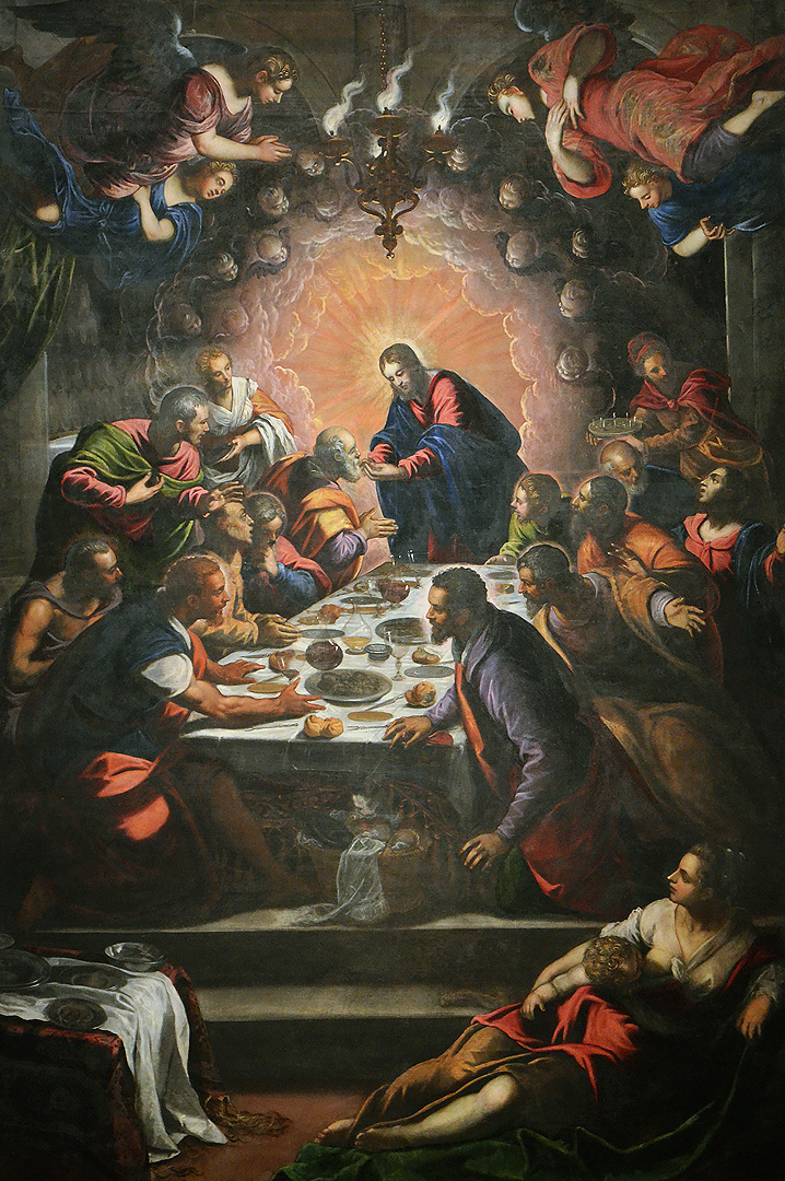 Tintoretto, Laatste Avondmaal, Dom van Lucca; Lucca Cathedral, Lucca, Tuscany, Italy