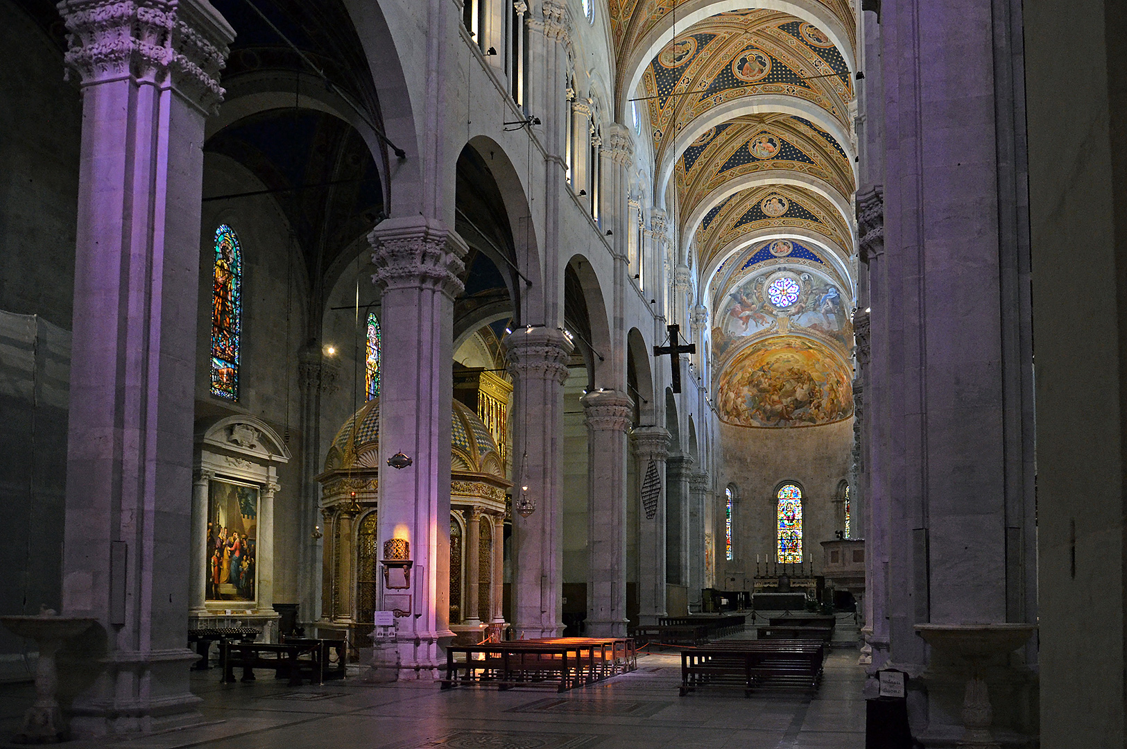 Kathedraal van Lucca, Toscane, Itali; Lucca Cathedral, Lucca, Tuscany, Italy