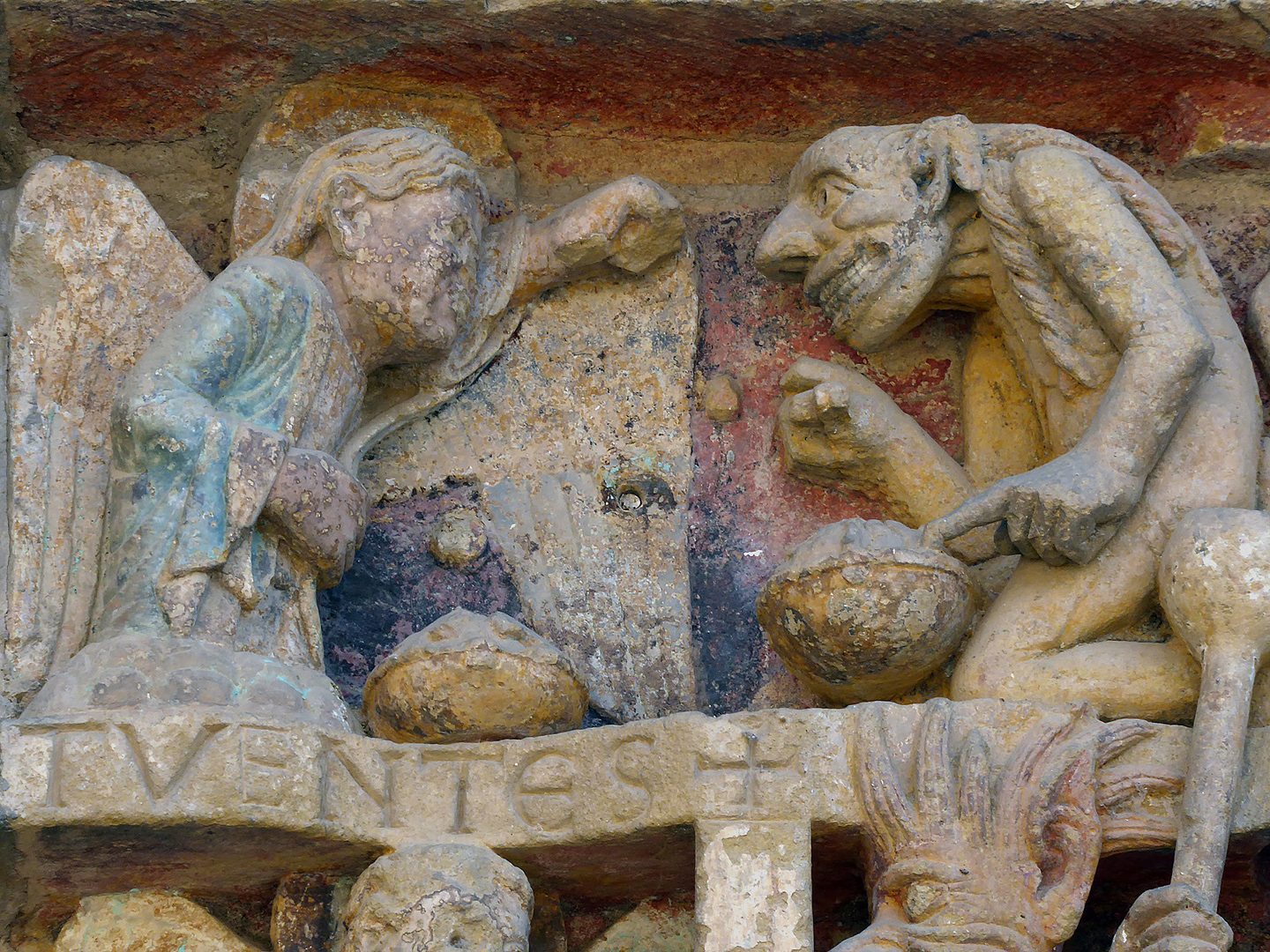 Abdijkerk van Sainte-Foy, Conques, Frankrijk; Abbey Church of Saint Foy, Conques, France