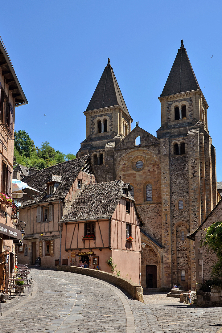 Abdijkerk van Sainte-Foy, Conques, Frankrijk, Abbey Church of Saint Foy, Conques, France