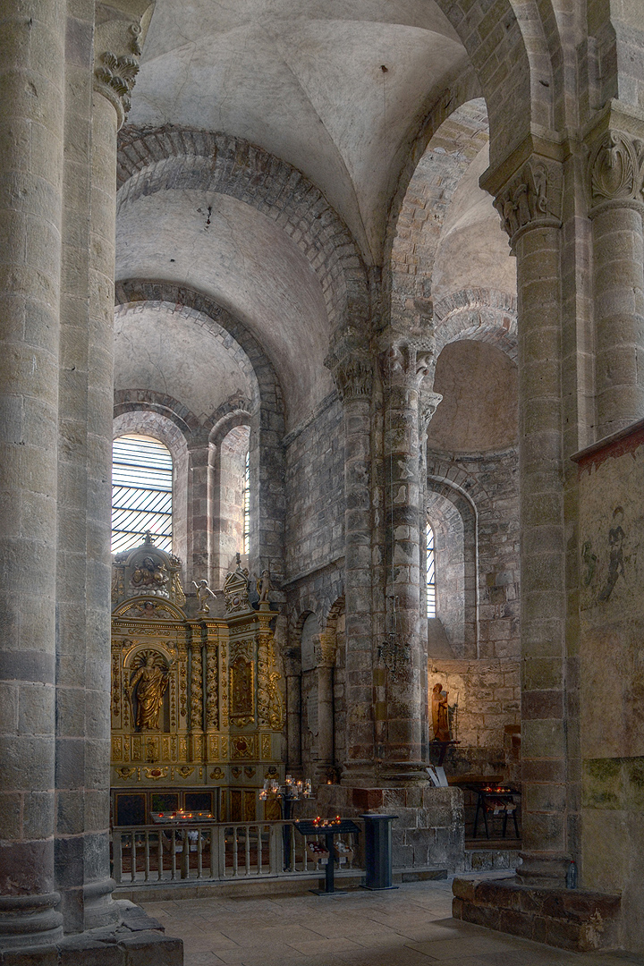 Abdijkerk van Sainte-Foy, Conques, Frankrijk, Abbey Church of Saint Foy, Conques, France