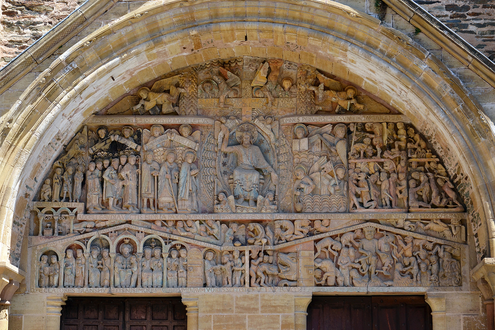 Abdijkerk van Sainte-Foy, Conques, Frankrijk, Abbey Church of Saint Foy, Conques, France