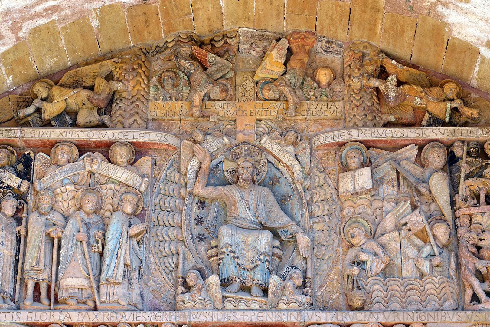 Abdijkerk van Sainte-Foy, Conques, Frankrijk; Abbey Church of Saint Foy, Conques, France