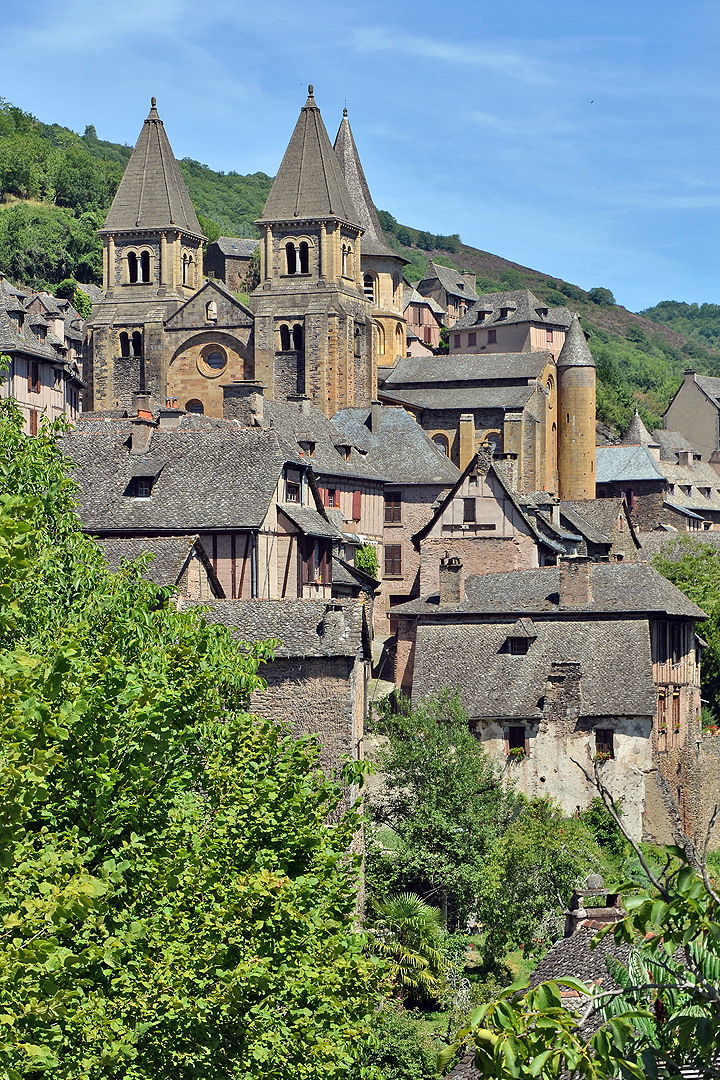 Abdijkerk van Sainte-Foy, Conques, Frankrijk, Abbey Church of Saint Foy, Conques, France