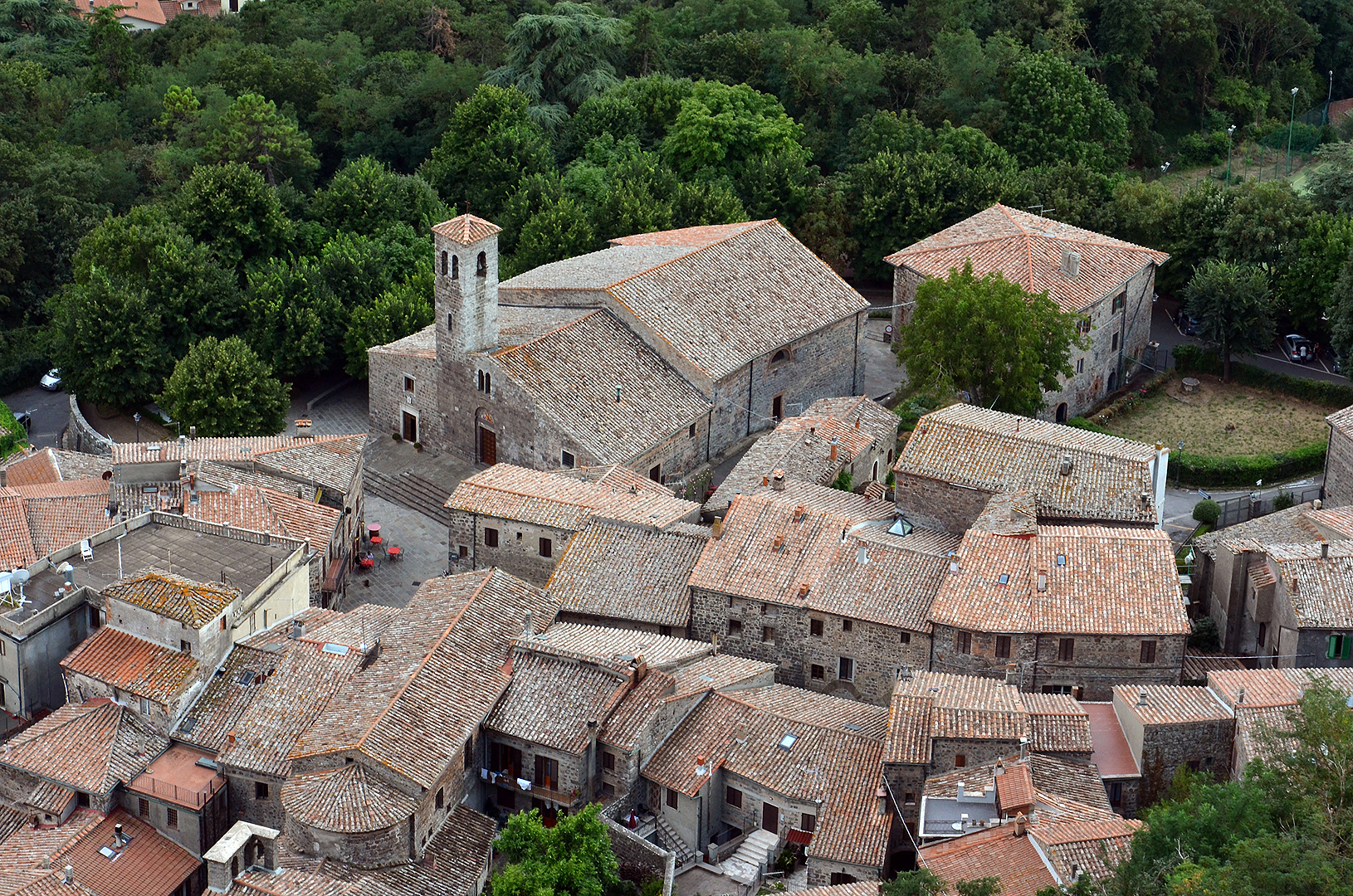 Radicofani, Toscane, Itali; Radicofani, Tuscany, Italy