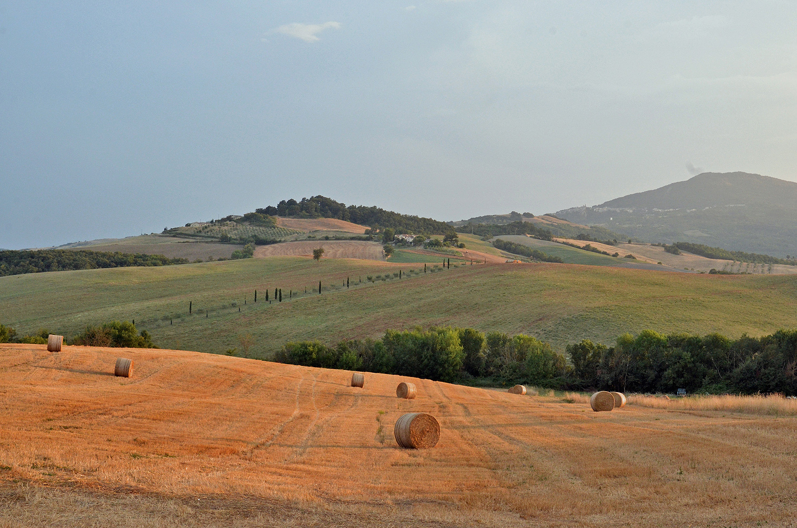 Landschap bij Radicofani (Si. Toscane, Itali), Landscape near Radicofani (Si. Tuscany, Italy)