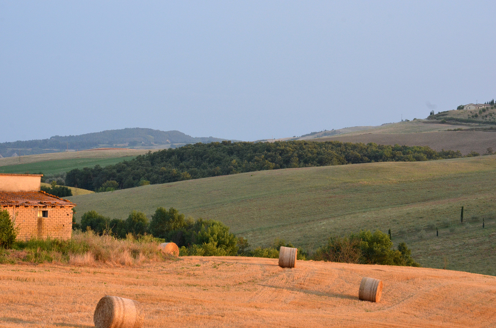 Landschap bij Radicofani (Si. Toscane, Itali), Landscape near Radicofani (Si. Tuscany, Italy)