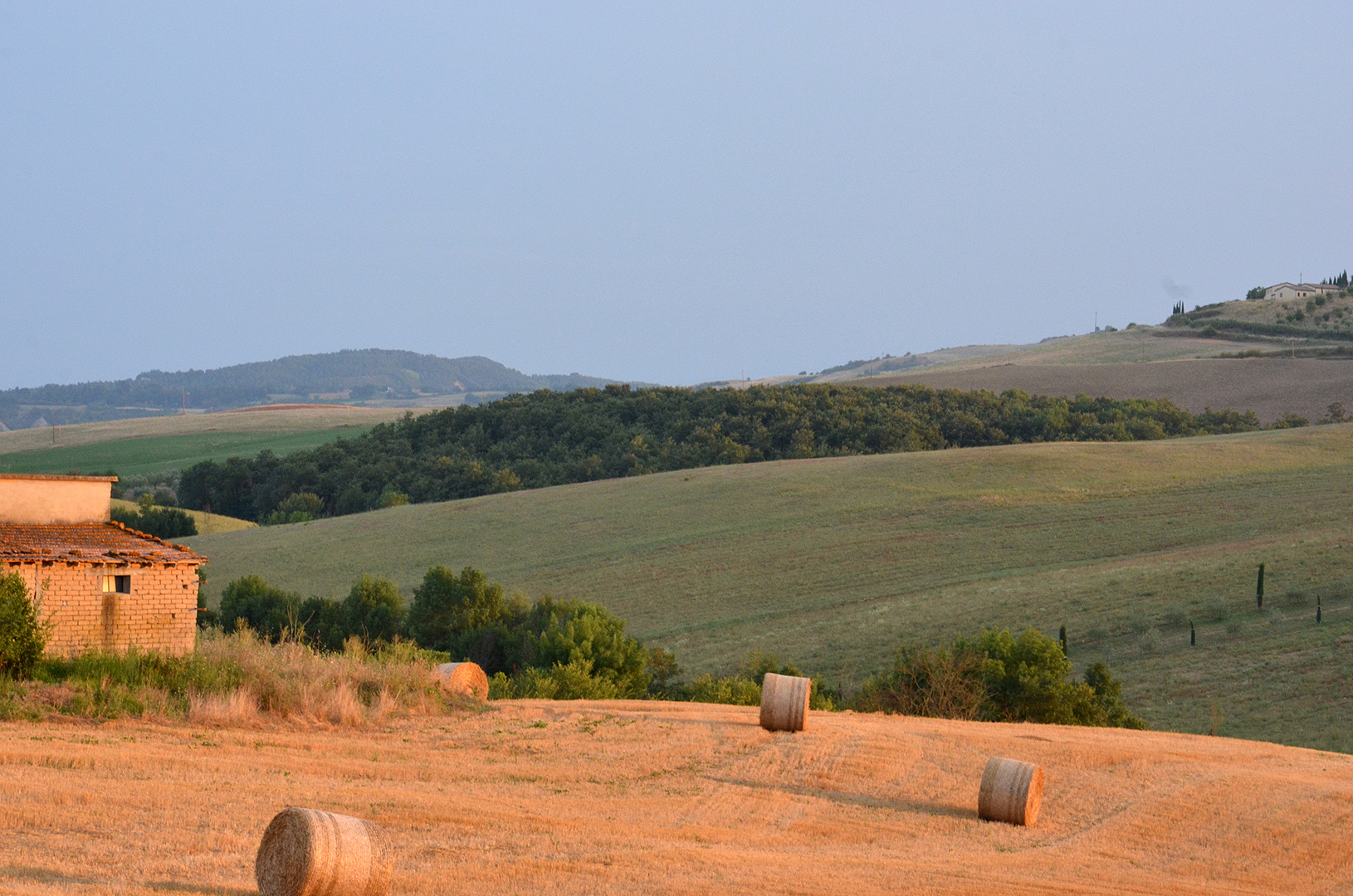 Landschap bij Radicofani (Si. Toscane, Itali); Landscape near Radicofani (Si. Tuscany, Italy)