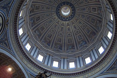 Koepel van de Sint-Pieter, Vaticaanstad, Itali, Dome of the Saint Peter, Rome, Italy