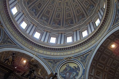 Koepel van de Sint-Pieter, Vaticaanstad, Itali, Dome of the Saint Peter, Rome, Italy