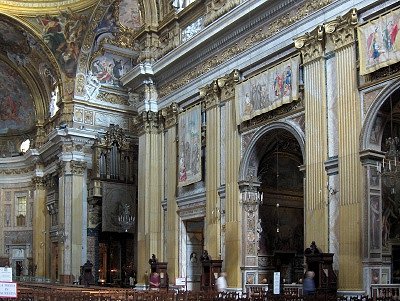 Il Ges, interieur (Rome); Il Ges, interior