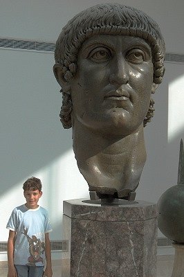 Hoofd van Constantijn de Grote (Rome); head of Constantine