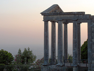 Tempel van Hercules, Cori (LT, Lazio, Italië); Temple of Hercules, Cori (LT, Latium, Italië)