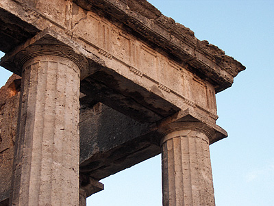 Tempel van Hercules, Cori (LT, Lazio, Itali), Temple of Hercules, Cori (LT, Latium, Itali)