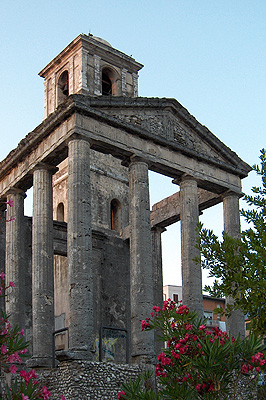 Tempel van Hercules, Cori (LT, Lazio, Itali), Temple of Hercules, Cori (LT, Latium, Itali)