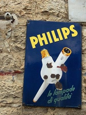 Philips reclame (Abruzzen, Itali), Philips advertisement (Abruzzo, Italy)