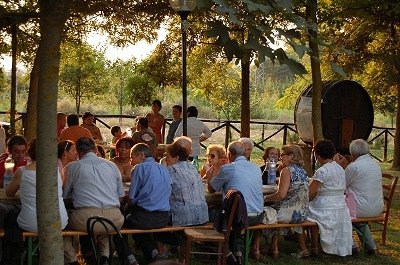 Dorsfeest (Vicchio, Toscane, Itali), Threshing feast (Vicchio, Tuscany, Italy)