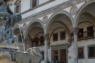Piazza della S.S. Annunziata (Florence, Itali); Piazza della S.S. Annunziata (Florence, Italy)
