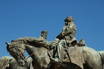 Victor Emanuel II en Garibaldi (Toscane, Itali); Victor Emmanuel II and Garibaldi (Tuscany, Italy)