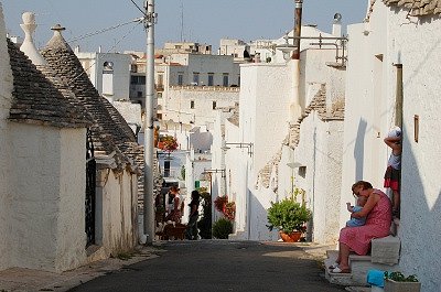 Trulli in Alberobello (Apuli, Itali); Trulli in Alberobello (Apulia, Italy)