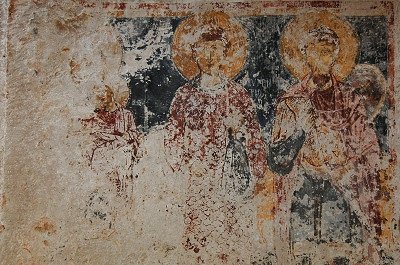 Grotkerk bij Fasano (Apuli, Itali); Cave church near Fasano (Apulia, Italy)