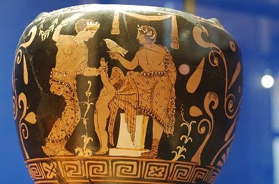 Griekse vaas (Apuli, Itali), greek vase (Apulia, Italy)