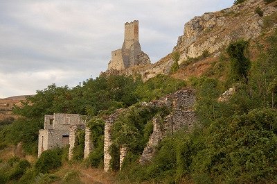 Kasteel Pescina (Abruzzen, Itali), Pescina castle (Abruzzo, Italy)
