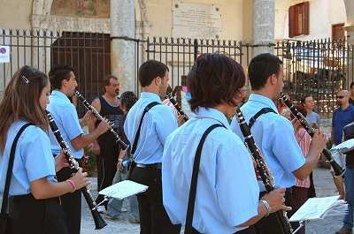 Orkest in Tagliacozzo (Abruzzen, Itali), Orchestra in Tagliacozzo (Abruzzo, Italy)