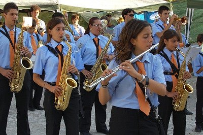 Orkest in Tagliacozzo (Abruzzen, Itali); Orchestra in Tagliacozzo (Abruzzo, Italy)