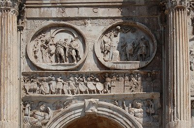 Boog van Constantijn (Rome, Itali), Arch of Constantine (Rome, Italy)