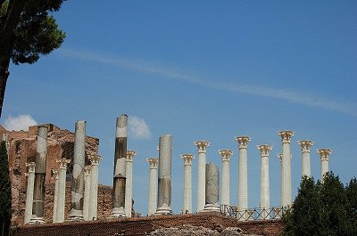 Tempel van Venus en Roma (Rome, Itali); Temple of Venus and Roma (Rome, Italy)