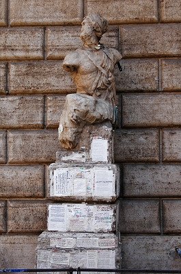 Pasquino (Rome, Itali); Pasquino (Italy, Latium, Rome)